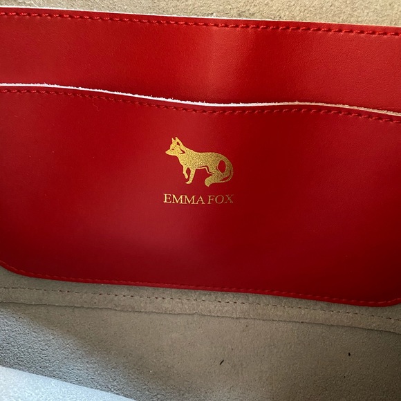 Emma fox red leather purse - Picture 3 of 5